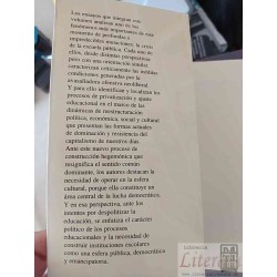Cultura, política y currículo: Ensayos sobre la crisis de la escuela pública  Pablo Gentili (comp) Michel W Apple / Toma