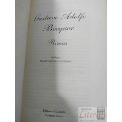 Rimas  Gustavo Adolfo Bécquer  Editorial Losada dirección y selección Ernesto Sábato