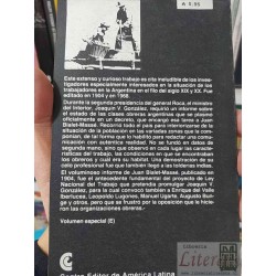 Informe Bialet-Massé 1 sobre el estado de las clases obreras argentinas Juan Bialet Masse  Biblioteca politica Argentina