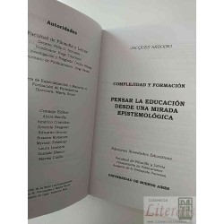 Complejidad y formación pensar la educación desde una mirada epistemológica  Jacques Ardoino  Ediciones Novedades Educat
