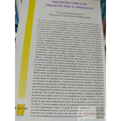 Evaluación Curricular Evaluación para el Aprendizaje  Vilma Pruzzo de Di Pego  Espacio Editorial
