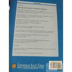 Revista Interamericana de Investigación, Educación y Pedagogía varios  Ediciones USTA contenido foto 2