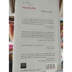 Puño y Letra  Diamela Eltit  Seix Barral, Biblioteca Breve SOLO ORIGINALES