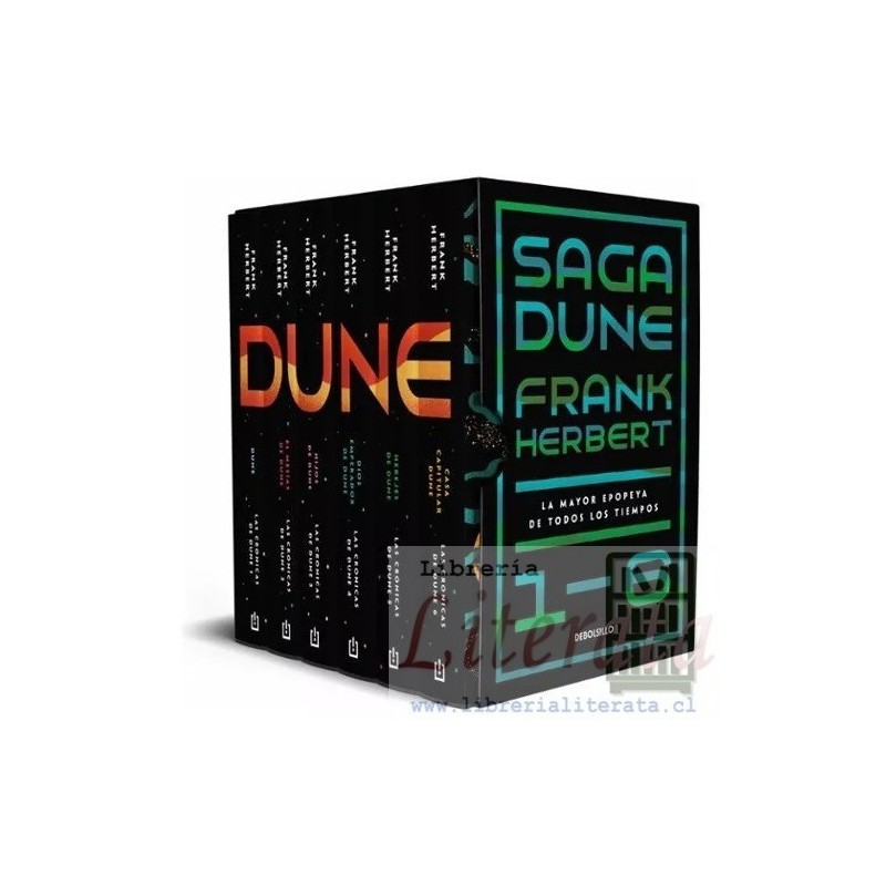 DUNE SAGA COMPLETA (6 libros en estuche) Frank Herbert Debolsillo