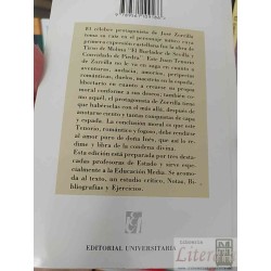 Don Juan Tenorio  José Zorrilla  Editorial Universitaria