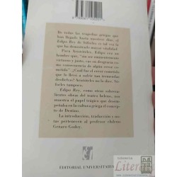 Edipo Rey  Sófocles Editorial Universitaria