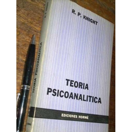 Teoría Psicoanalítica R P Knight Hormé (hojas Vírgenes)