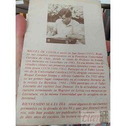 Bienvenido sea el día  Miguel de Loyola Firmado por autor Ed. Mar del Plata