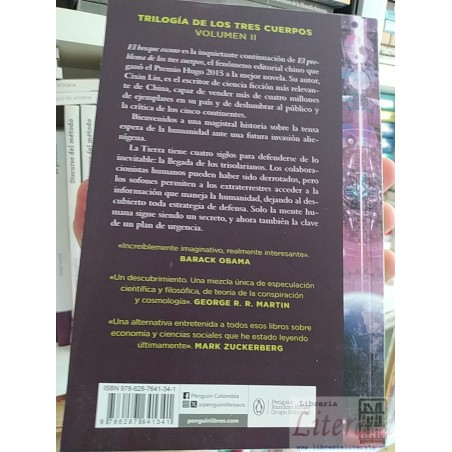 El bosque oscuro Cixin Liu Ed. B 13x19cm 575 páginas Problema de los ...