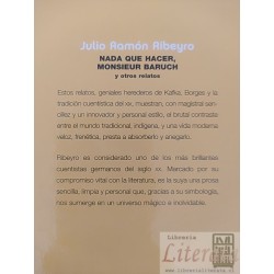 Nada que hacer, Monsieur Baruch  Julio Ramón Ribeyro  Otros relatos, Biblioteca Hispanoamericana del siglo HH, Espasa ta