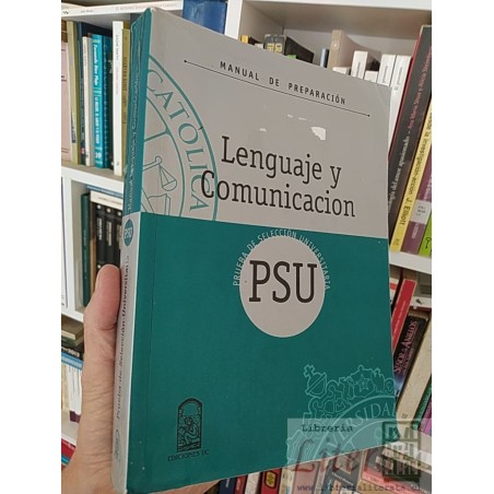 Manual de Preparación Lenguaje y Comunicación UC  Editorial Ediciones UC formato grande 485 páginas