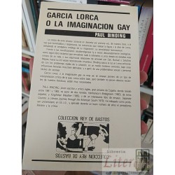 García Lorca o la imaginación Gay Paul Binding Laertes 260 páginas