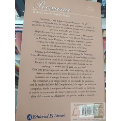 Roxana El último amor de Alejandro Magno  Joséphine Dedet El Atento Novela Histórica formato grande 261 páginas