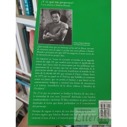 ¿Y tú qué me propones? Carta abierta a Marlon Brando  Jorge Scherman Filer Colección Ensayo CEIBO ediciones