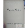 Viento negro Juan Marin PRIMERA EDICION 1944 Editorial Nascimento Santiago, Chile 252 páginas