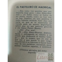 El pastelero de Madrigal  Fernández y González  Biblioteca Mundial Sopena