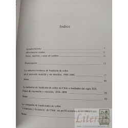 Tres estudios sobre el comercio y la fundición de cobre en Chile y en el mercado mundial 1830-1880  Luis Valenzuela  Lib