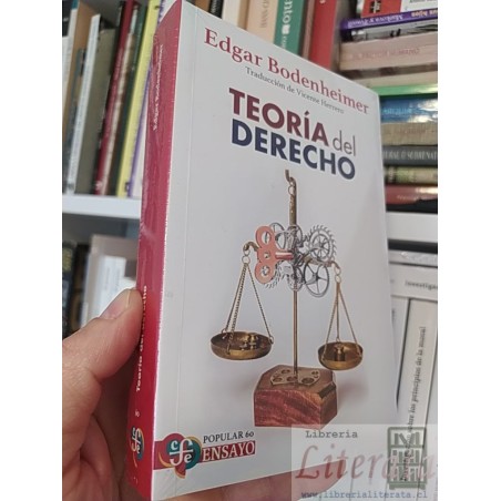 Teoría del derecho Edgar Bodenheimer Fondo de cultura económica Traducción de Vicente Herrero, Popular 60 ensayo