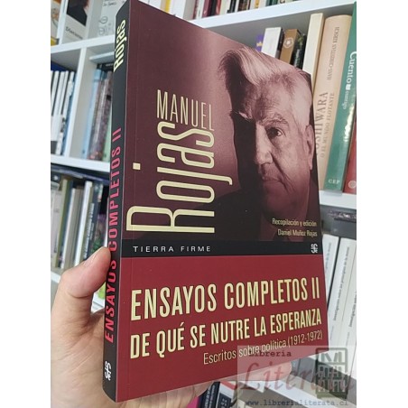 Ensayos completos II Manuel Rojas Fondo de cultura económica formato grande  396 páginas Recopilación y edición Daniel M