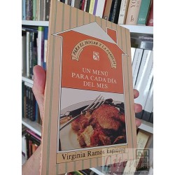 Un menú para cada día del mes  Virginia Ramos Espinosa...