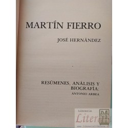 Martín Fierro José Hernández Ladeco