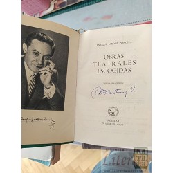 Obras teatrales escogidas Enrique Jardiel Poncela Aguilar, Madrid-1957 1294 páginas Crisolb238