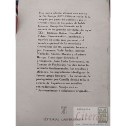 Camino de perfección Pío Baroja Universitaria ed