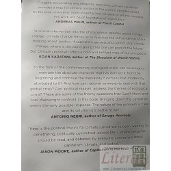 Climate leviathan, a political theory of our planetary future  Geoff Mann and Joel Wainwright Verso ed tapas duras EN IN