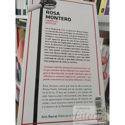 Animales difíciles  Rosa Montero Seix Barral  La humanidad está en juego 366 páginas