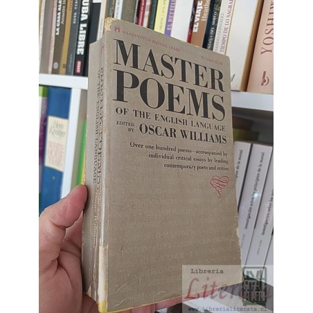 Master poems of the english language Edited by Oscar Williams Washington Square Press 1094 páginas EN INGLES