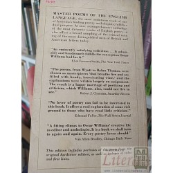 Master poems of the english language Edited by Oscar Williams Washington Square Press 1094 páginas EN INGLES