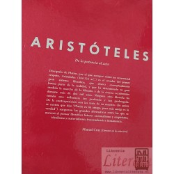 Aristoteles De la potencia al acto  P Ruiz Trujillo Batiscafo tapas duras formato grande 141 páginas