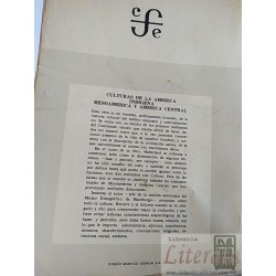 Culturas de la América Indígena: Mesoamérica y América Central  Wolfgang Haberland  Fondo de Cultura Económica 196 págin