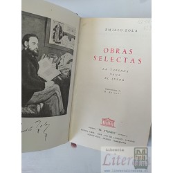 Obras selectas La taberna, Nana, El sueño  Emilio Zola  Librería "El ateneo" editorial Buenos Aires Lima Rio de Janeiro