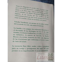 La vida, una suma de historias Volodia Teitelboim FIRMADO POR AUTOR (solicite fotografias) Editorial Sudamericana format