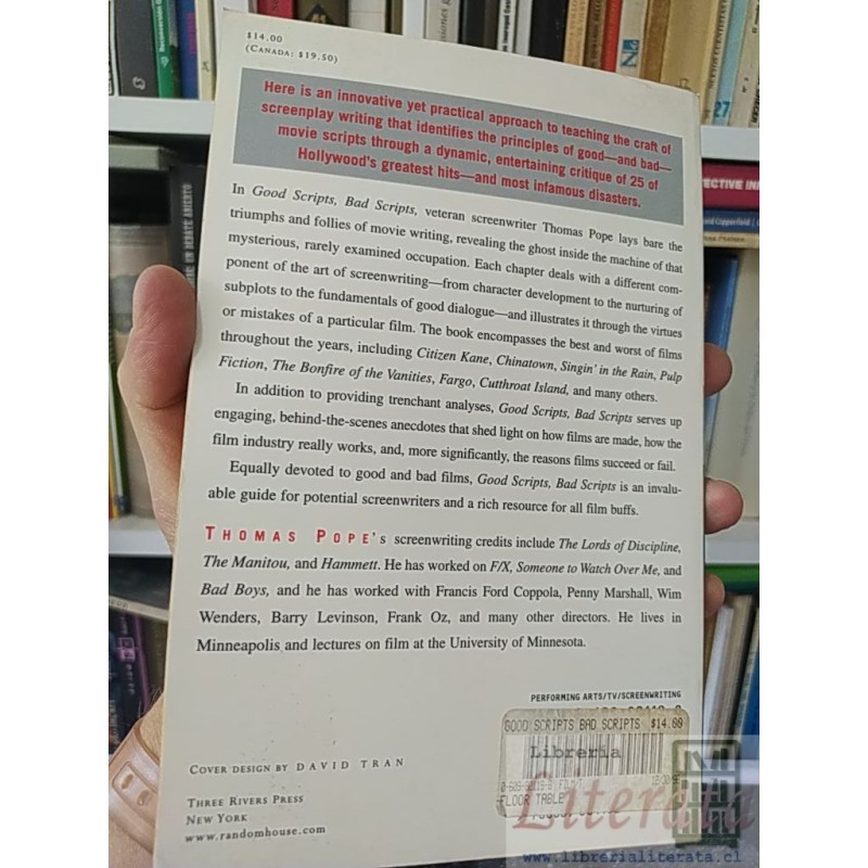 Script Bad Things Good scripts, bad scripts Thomas Pope Learning the Craft of ...