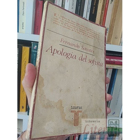 Apología del sofista Fernando Savater Ed. Taurus