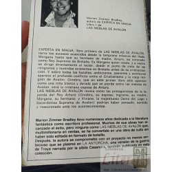 Las nieblas de Avalon 1 Experta en magia  Marion Zimmer Bradley  Editorial Acervo 368 páginas