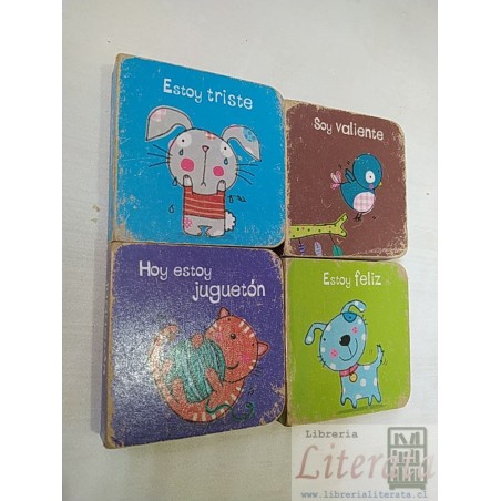 PACK Mini cuentos de emociones x 4 Estoy Triste Hoy Estoy Juguetón Soy Valiente Estoy Feliz Parragon Books Parragon Book
