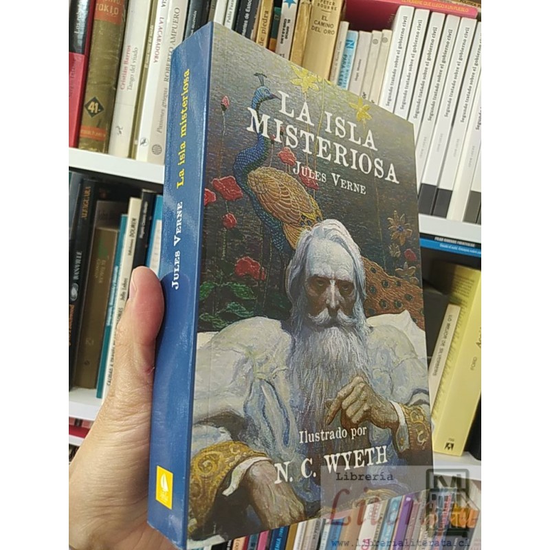 La isla misteriosa  Jules Verne ilustrado N C Wyeth Ediciones Millas 661 páginas