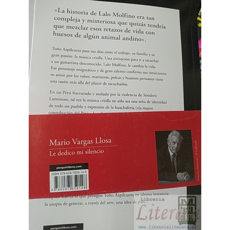 Le dedico mi silencio Mario Vargas Llosa Alfaguara 301 páginas
