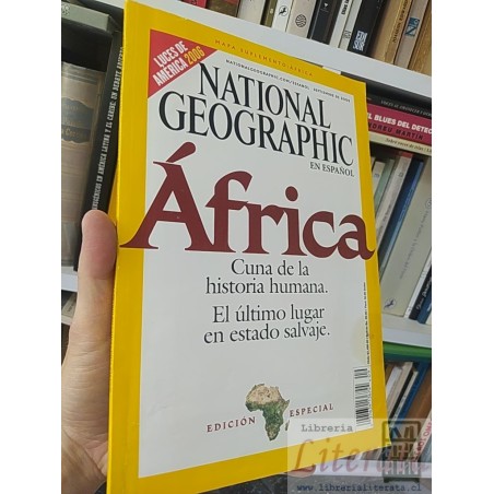 África cuna de la historia humana  National Geographic  Septiembre de 2005 National Geographic (no incluye mapa adiciona