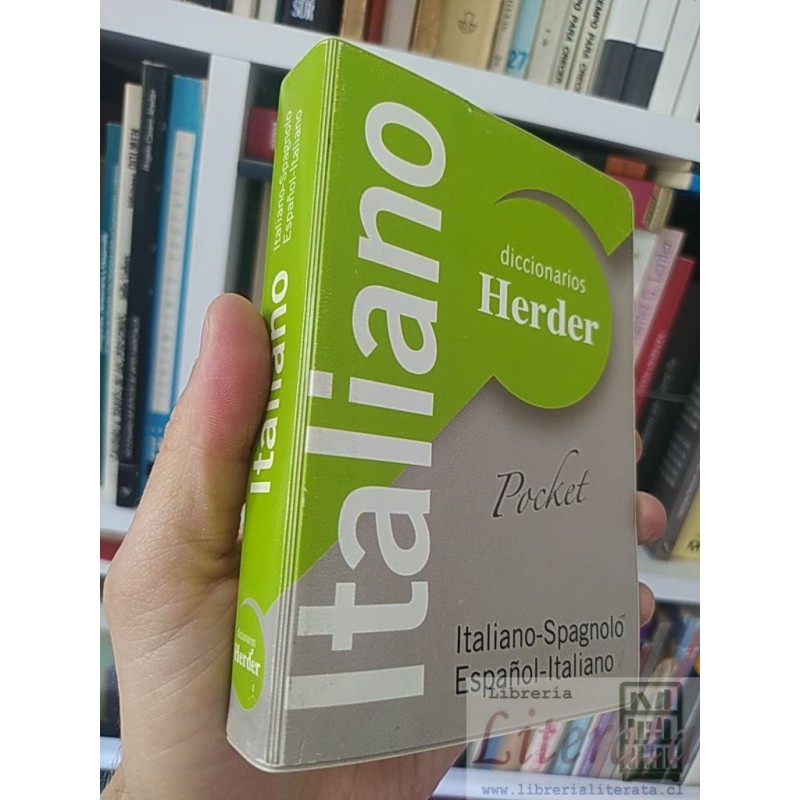 Diccionarios Herder Italiano Pocket Italiano-Español, Español-Italiano Herder Herder 486 páginas formato pocket