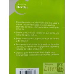 Diccionarios Herder Italiano Pocket Italiano-Español, Español-Italiano Herder Herder 486 páginas formato pocket
