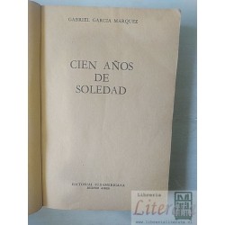Cien años de soledad  Gabriel García Márquez  Editorial Sudamericana Buenos Aires 351 páginas