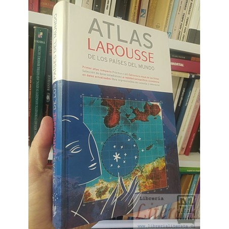 Atlas Larousse de los países del mundo Larousse Larouuse tapas duras ilustrado colores 377 páginas