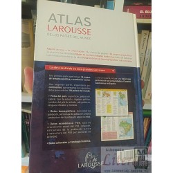 Atlas Larousse de los países del mundo Larousse Larouuse tapas duras ilustrado colores 377 páginas