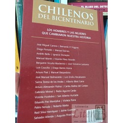 Bernardo O'higgins José Miguel Carrera biografias Chilenos del Bicentenario, Auspicia Santo Tomás, El Mercurio tapas dur