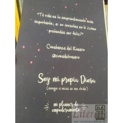Soy mi propia Diosa (aunque a veces se me olvide) mi planner de empoderamiento Constanza del Rosario AE tapas duras ilus