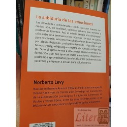 La sabiduría de las emociones  Norberto Levy  Debolsillo  descubre lo que nos enseña el miedo, la culpa, la vergüenza